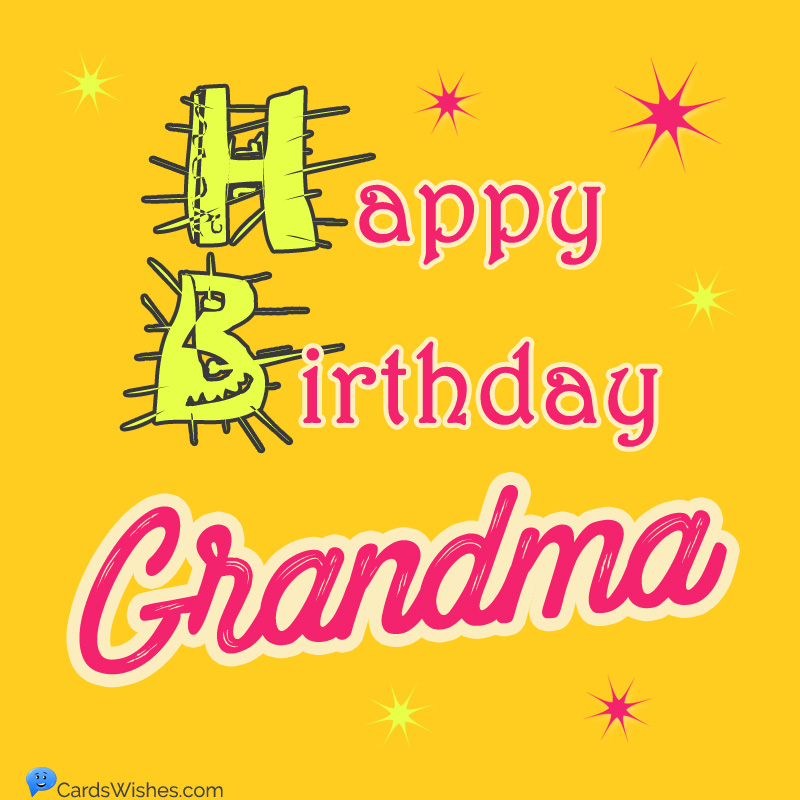 Happy Birthday, Grandma!