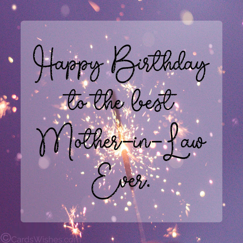 Happy Birthday to the best mother-in-law ever!