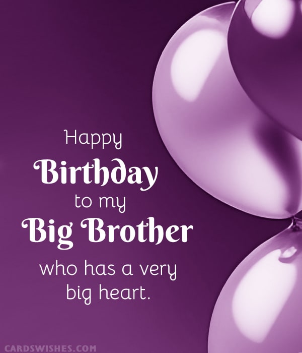 Happy Birthday to my big brother.
