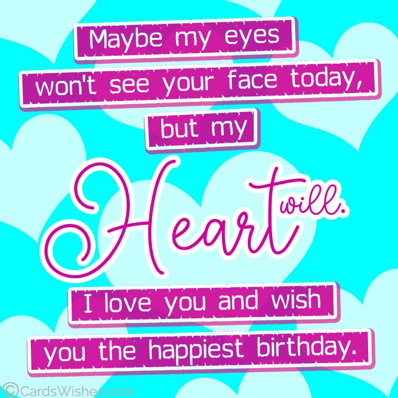 long-distance birthday wish for husband