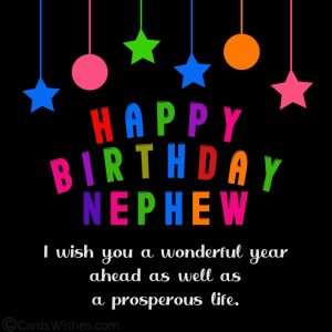 100+ Birthday Wishes for Nephew - CardsWishes.com