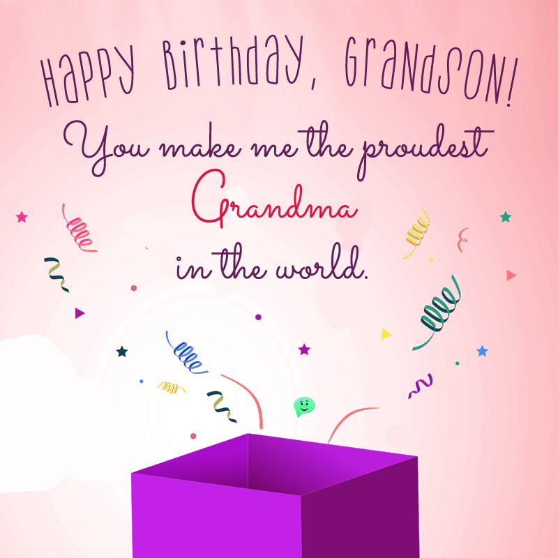 birthday wishes for grandson from grandma