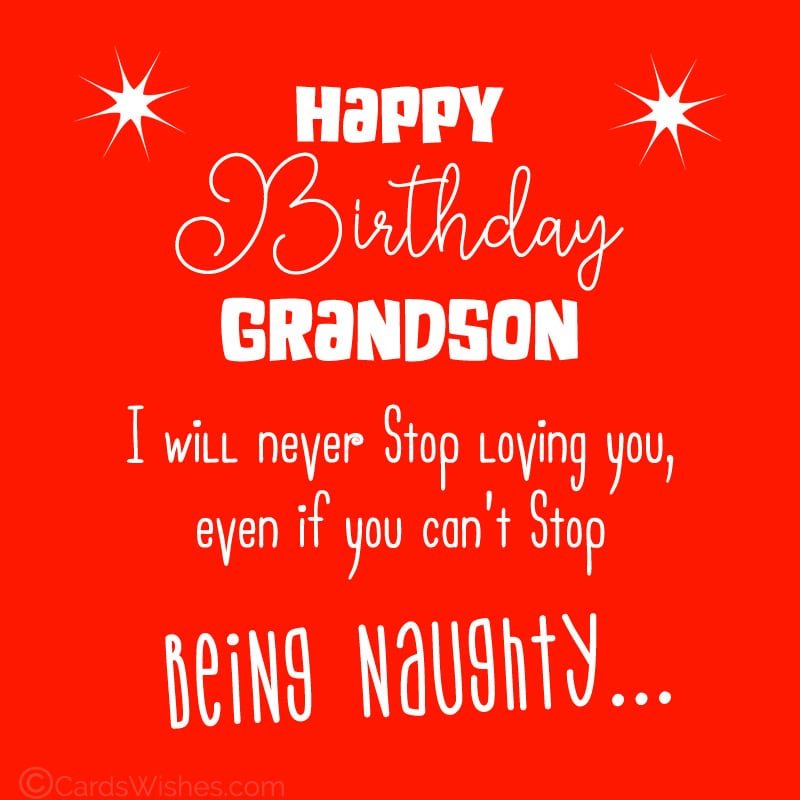 birthday wishes for little grandson