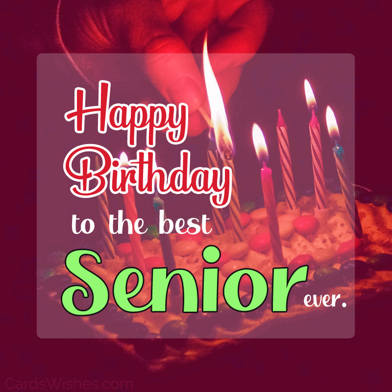 Happy Birthday to the best senior ever!