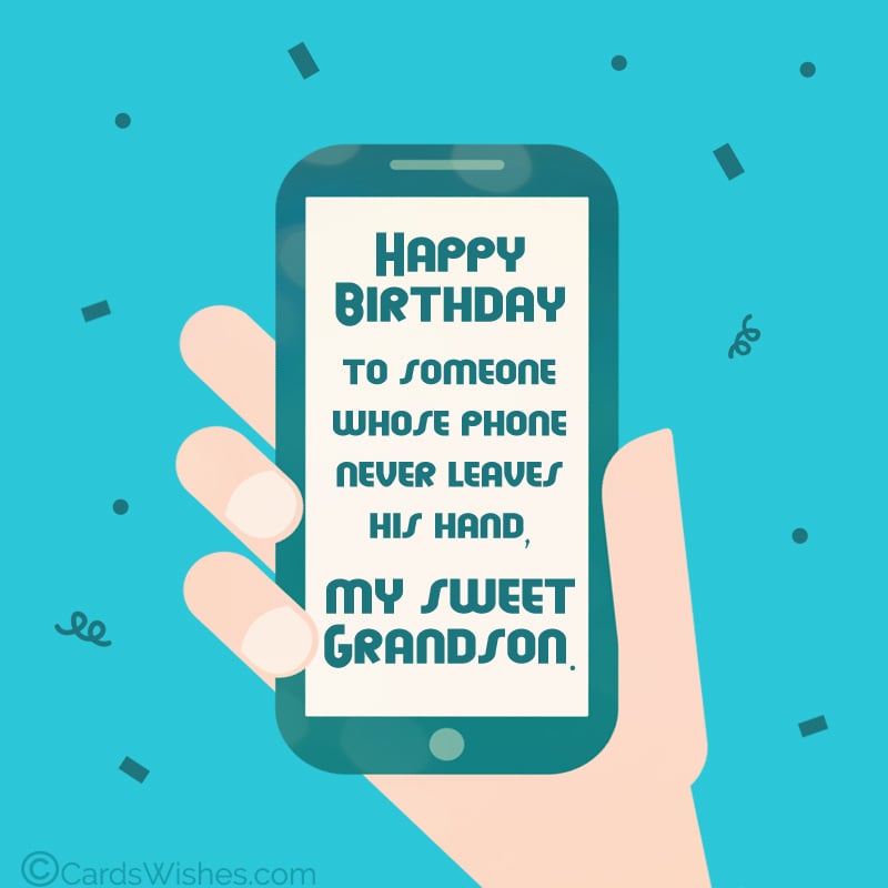 funny birthday wishes for grandson