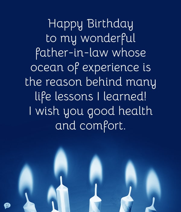 Happy Birthday to my wonderful father-in-law who is an ocean of experience!