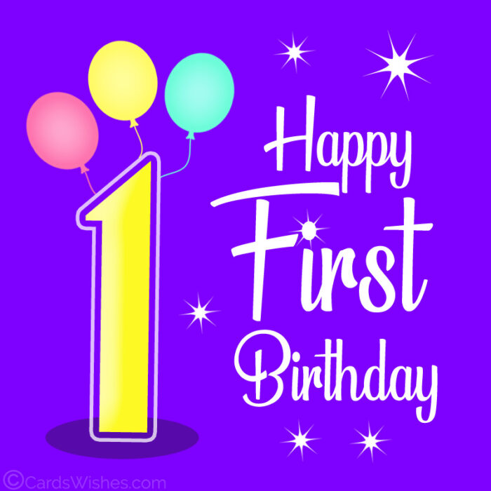 80+ Happy 1st Birthday Wishes for One-Year-Old Babies