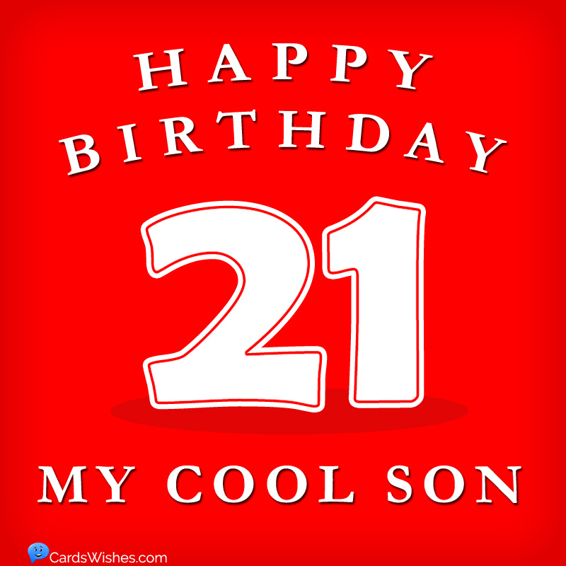 Happy Birthday, my cool son.