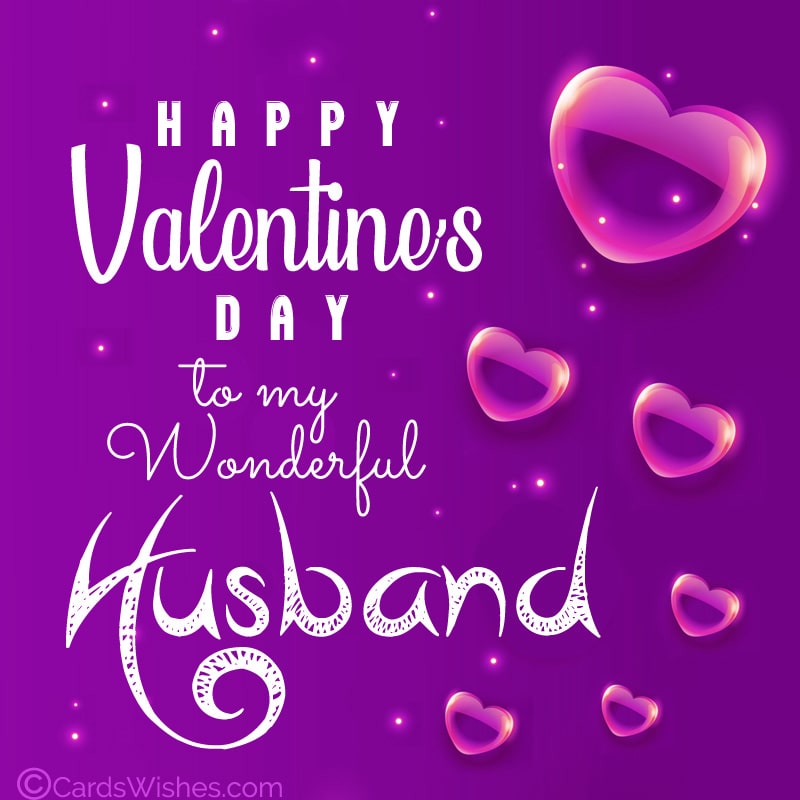 Valentine's Day messages for husband