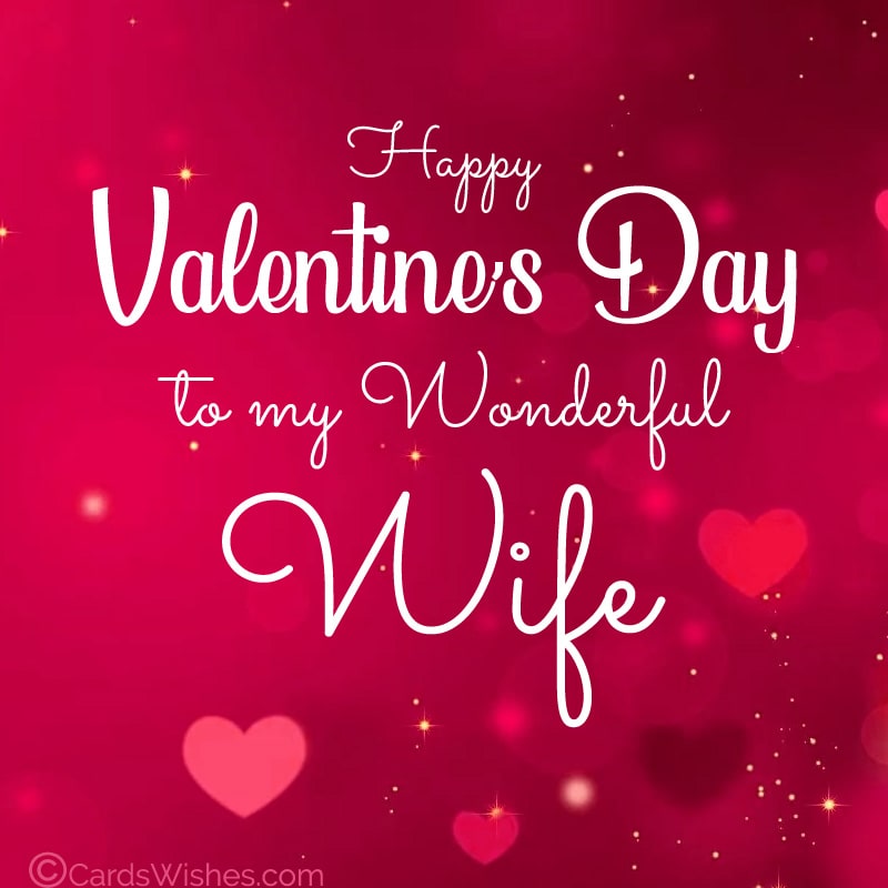 Valentine's Day messages for wife