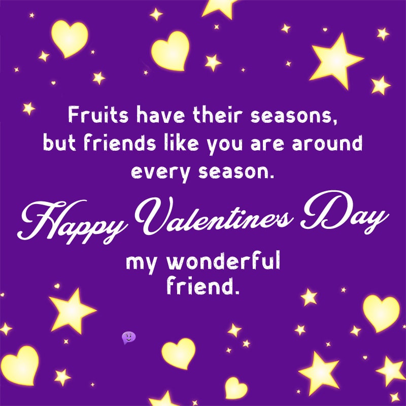 Valentine messages for friends