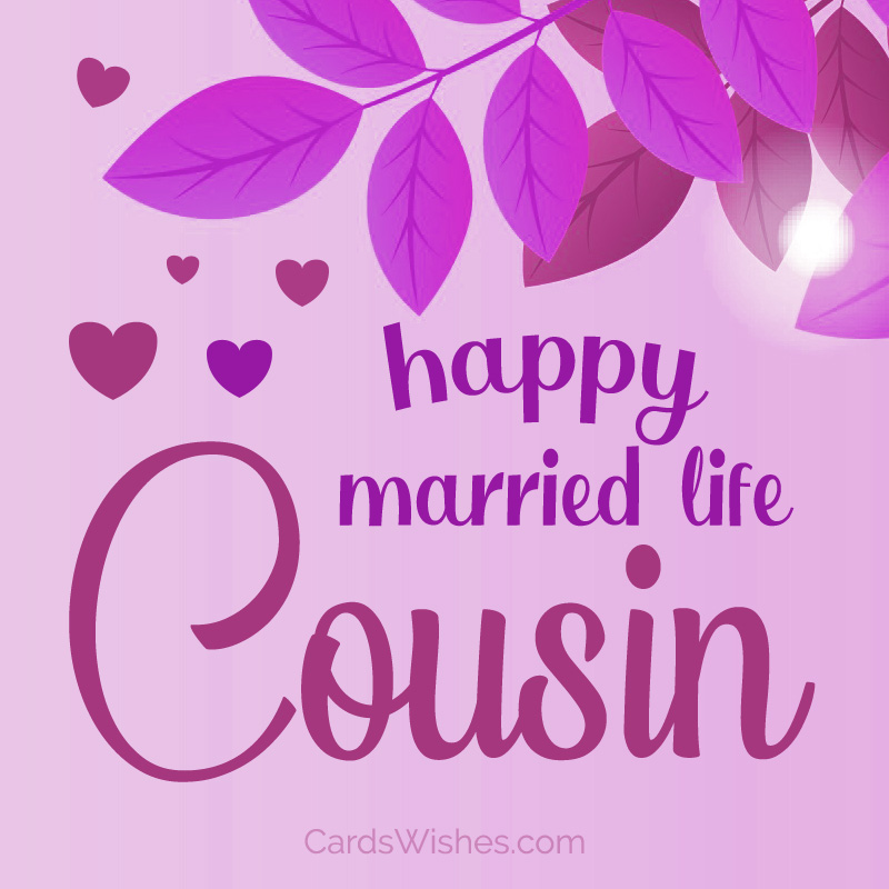 wedding wishes cousin prosperous