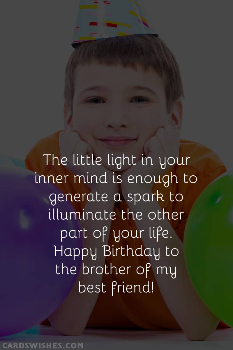 Birthday Wishes for Best friend's brother