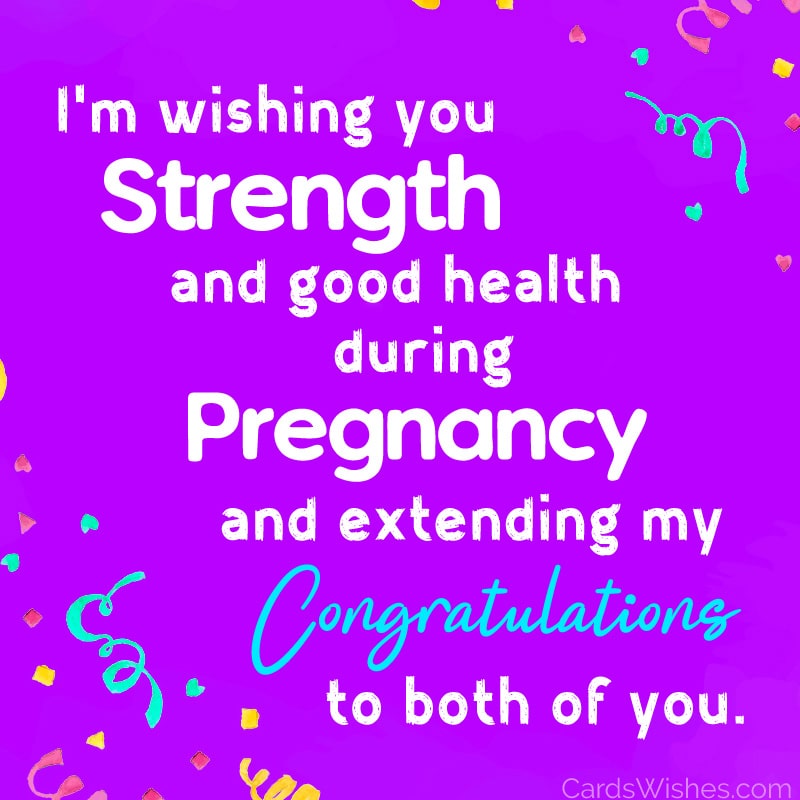 Pregnancy wishes and congratulations