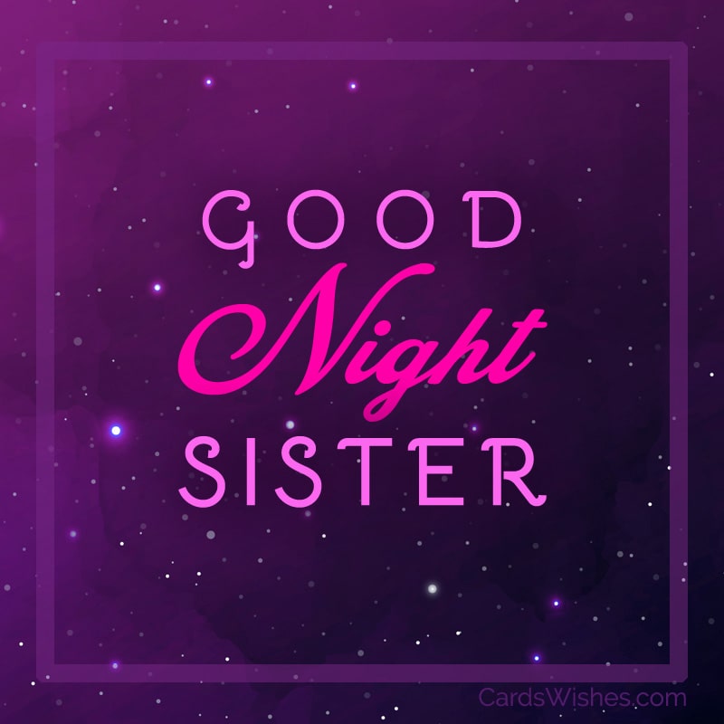 Good Night Messages for Sister