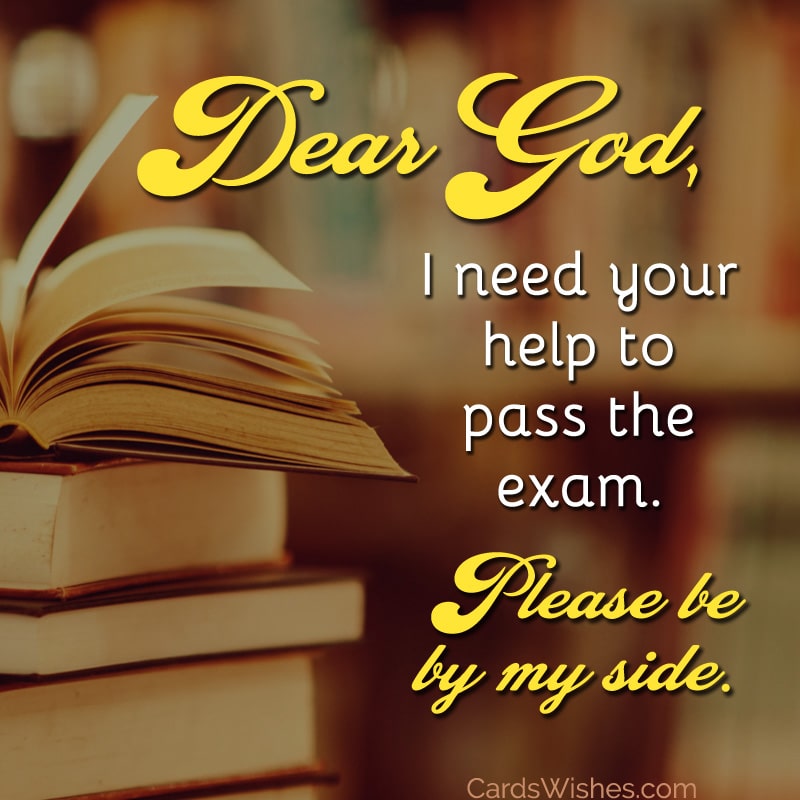 Prayers for Exams