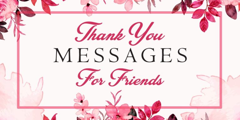 Thank You Quotes for Friends