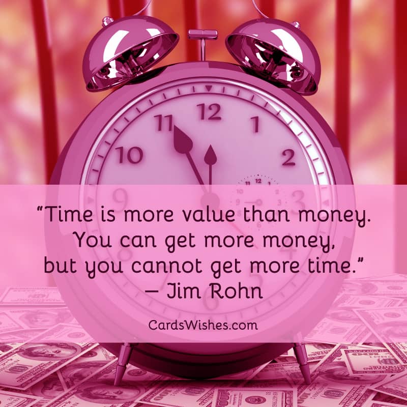 Time and Money Quotes